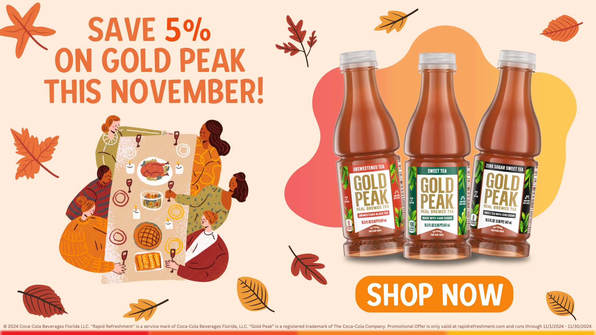 Gold Peak November promotion web banner